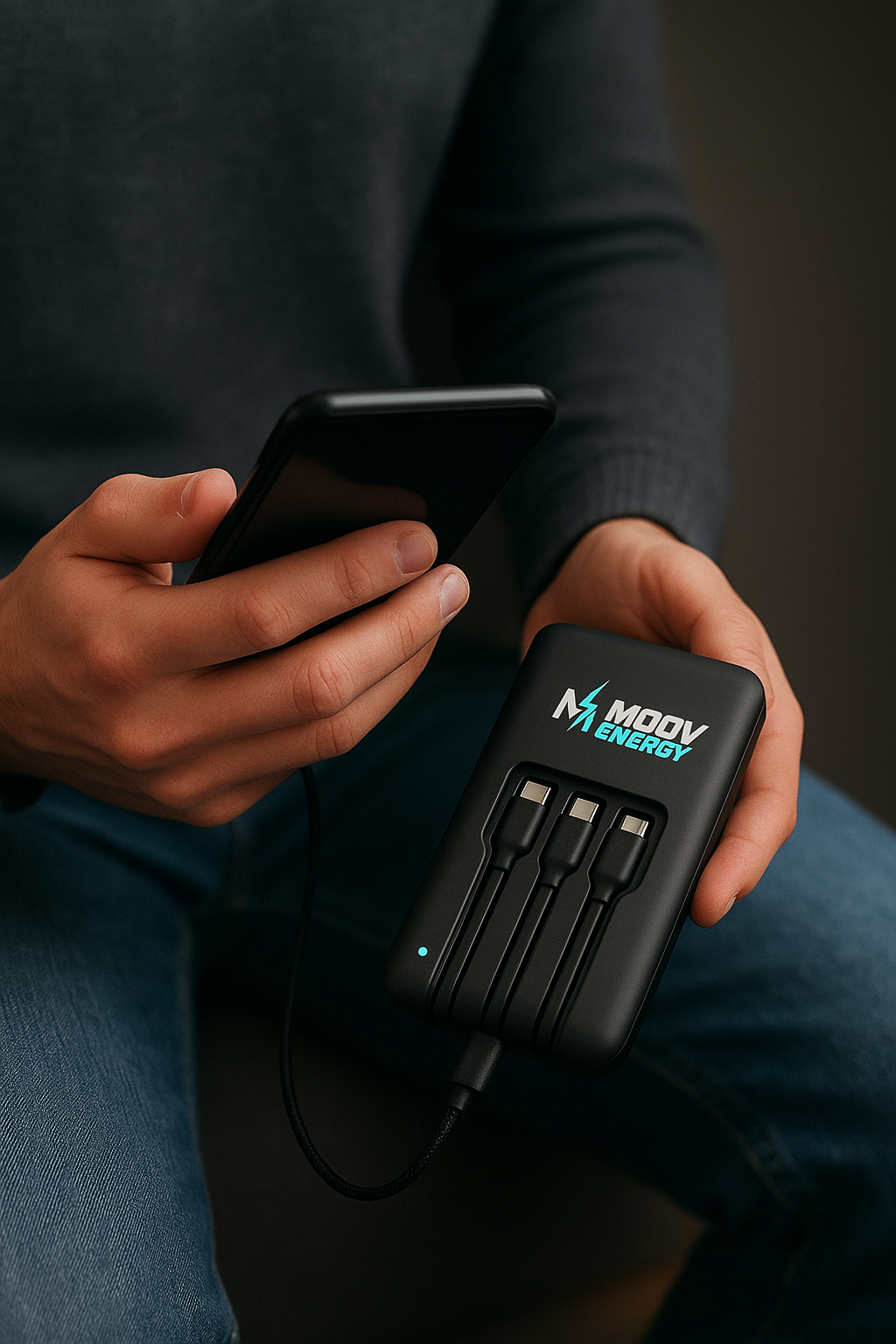 🔋 Moov Energy Power Bank – Моќта секогаш со тебе! ⚡